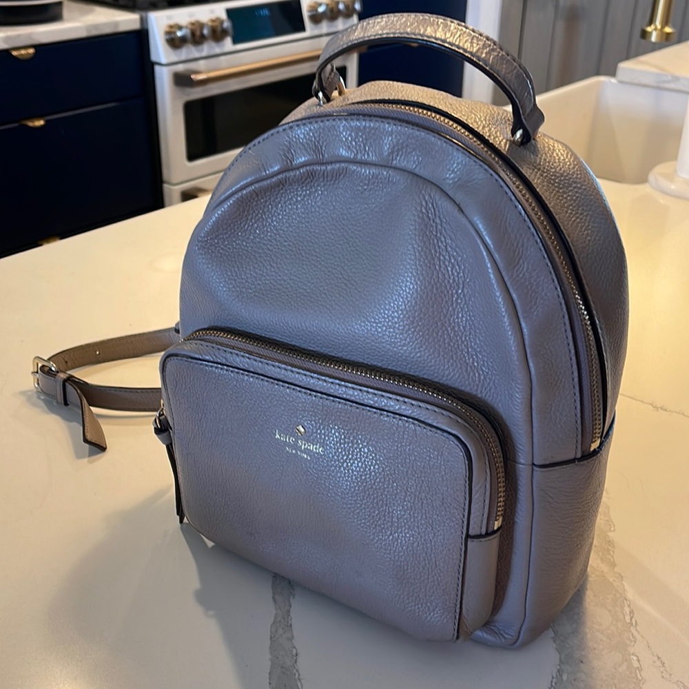 Leather Kate Spade backpack